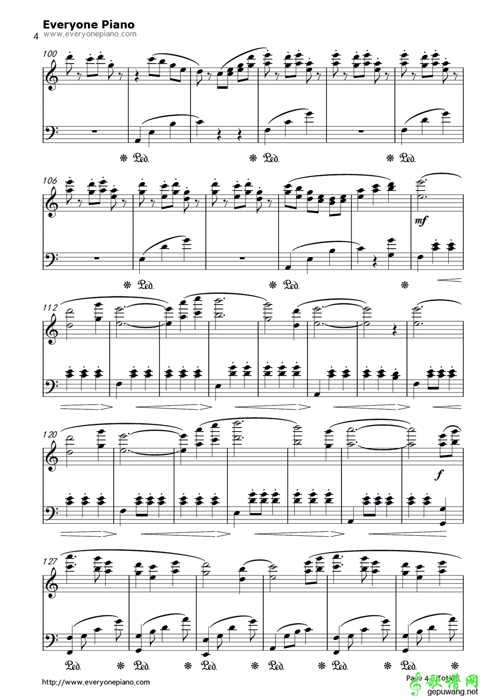 锦鲤抄钢琴谱(2)+-+歌谱网
